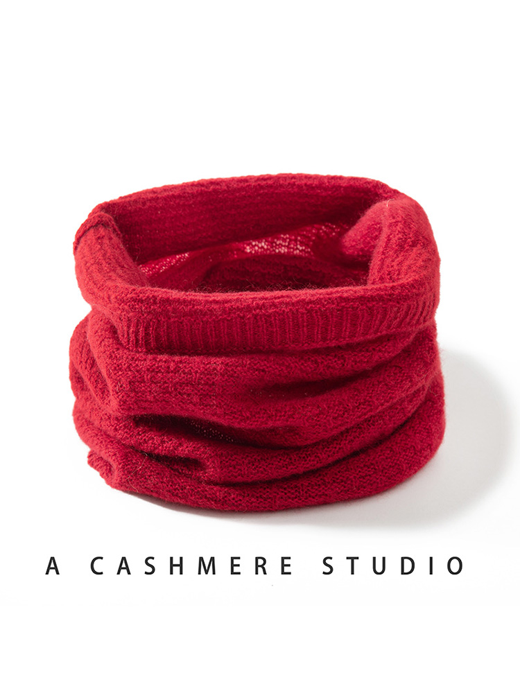100% 순수 캐시미어 와플 니트 넥워머 여성용 보온  - Infinity Scarf Knit 리뷰 및 가격