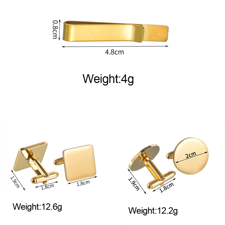 Freeteeme 남자를위한 새로운 패션 커프스 단추  - Tie Bar Set Gift 리뷰 및 가격