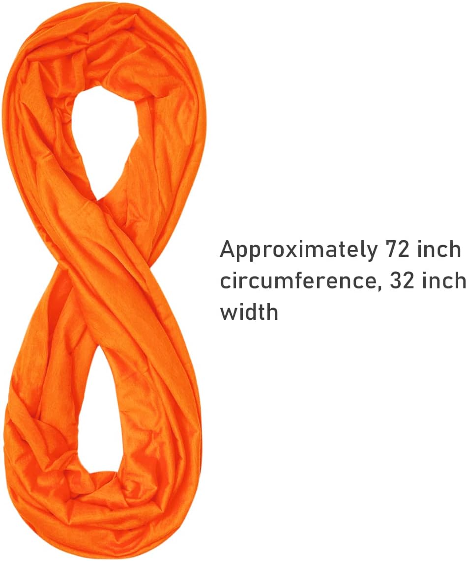 부드러운 경량 인피니티 스카프 솔리드 컬러 저지 니트  - Infinity Scarf Knit 리뷰 및 가격