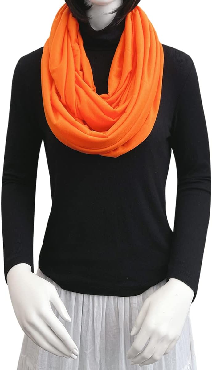 부드러운 경량 인피니티 스카프 솔리드 컬러 저지 니트  - Infinity Scarf Knit 리뷰 및 가격