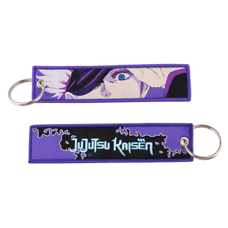 주술회센 애니메이션 굿즈 고죠 사토루 직조 키체인 랜야 - Lanyard Badge Holder 리뷰 및 가격