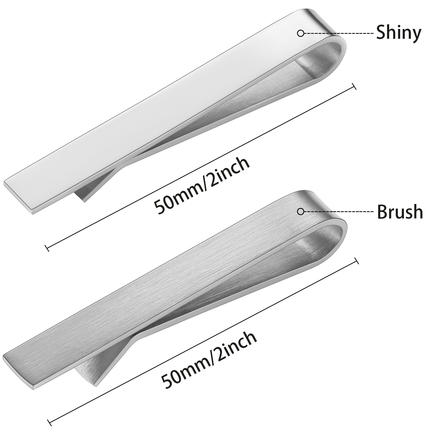 HAWSON 2 인 샤이니 브러시티 클립, 남성용 스키 - Tie Bar Set Gift 리뷰 및 가격