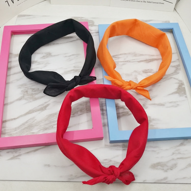 남녀공용 면 순색 터번 힙합 반다나 헤어밴드, 단면 헤 - Bandana Cotton 리뷰 및 가격