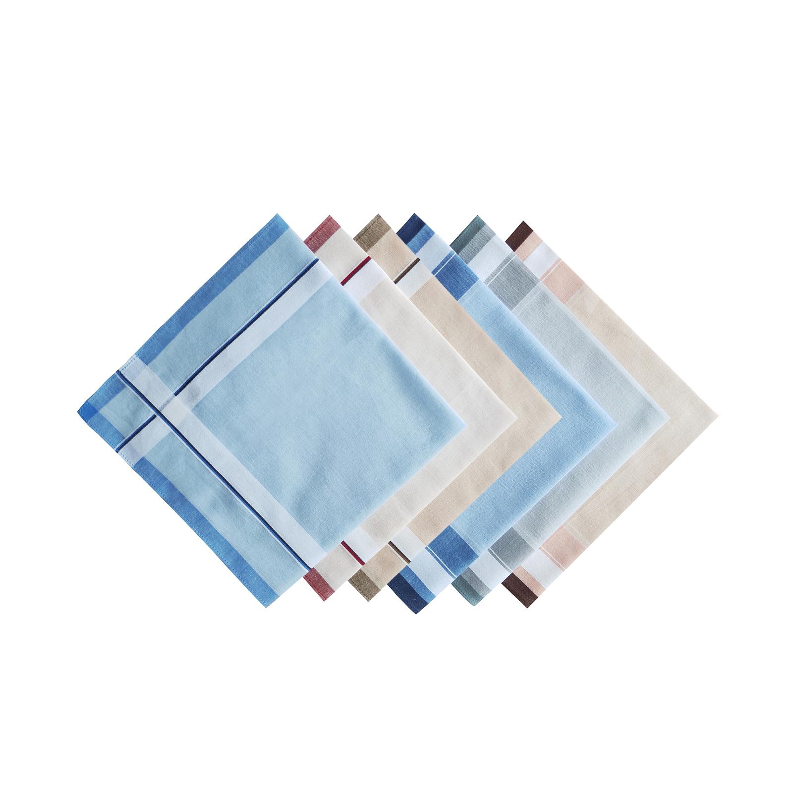 6개 포켓 스퀘어 손수건 40cm 면 남성용 손수건 파 - Handkerchief Cotton Men 리뷰 및 가격