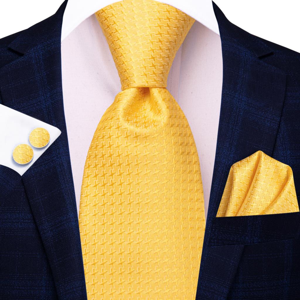 남성용 선물 넥타이, 옐로우 골드 도트 디자인 웨딩 넥 - Silk Tie Striped 리뷰 및 가격