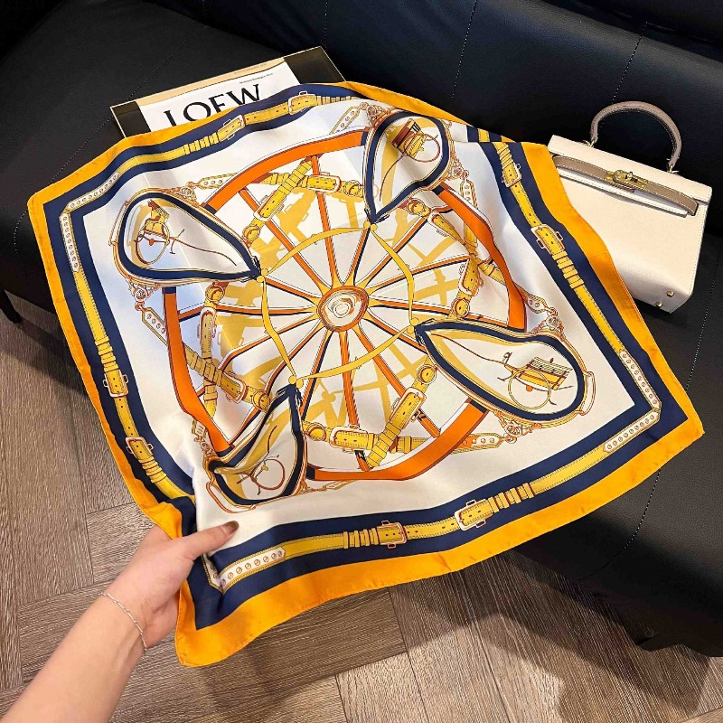 럭셔리 디자인 스키니 실크 스퀘어 스카프 여성 체인 프 - Silk Neck Scarf 리뷰 및 가격