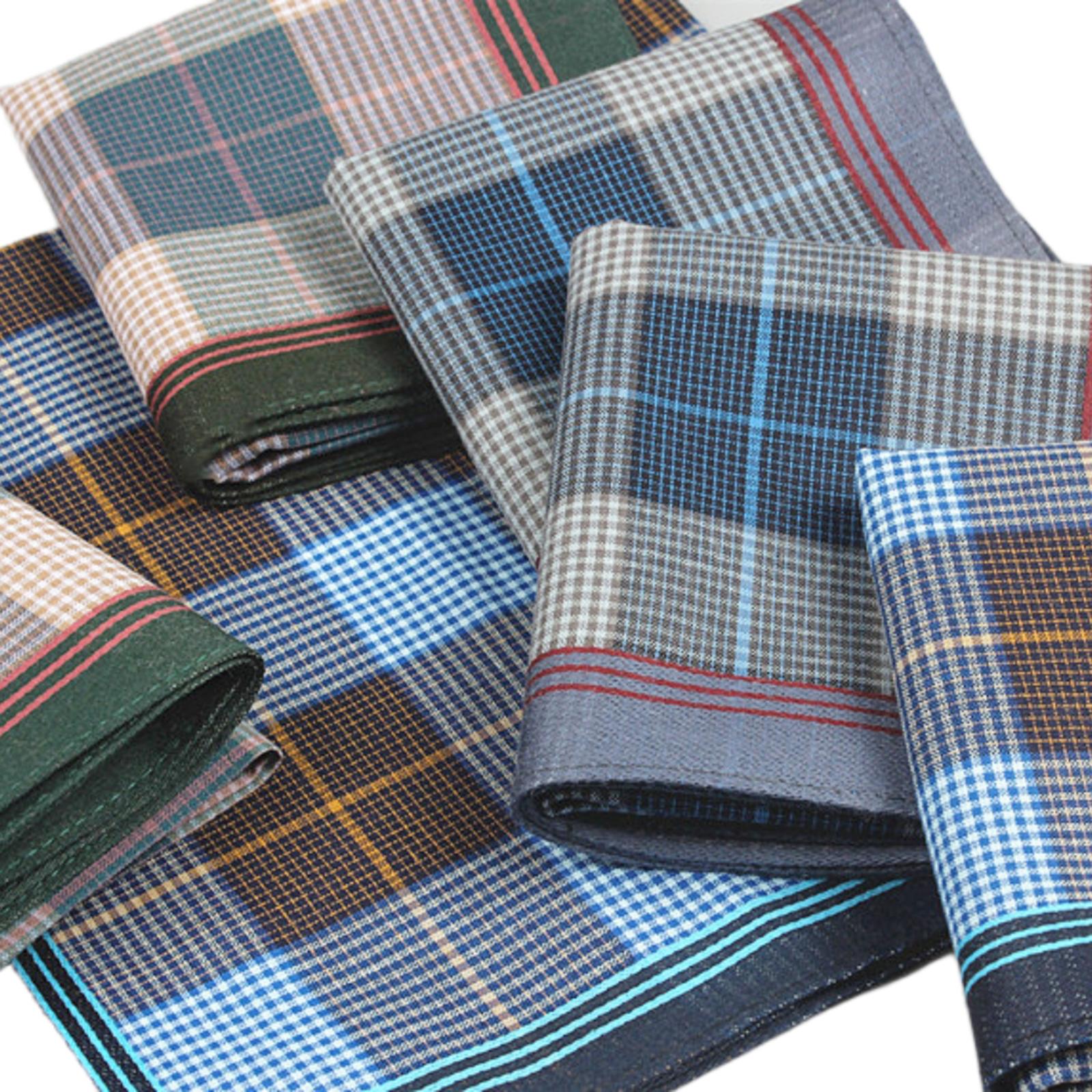6Pcs 포켓 스퀘어 손수건, 남성용 여성용 범용 경량 - Handkerchief Cotton Men 리뷰 및 가격