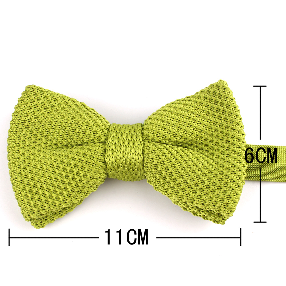 새로운 남성 솔리드 니트 Bowtie 나비 넥타이 남성 - Bow Tie Pre Tied 리뷰 및 가격
