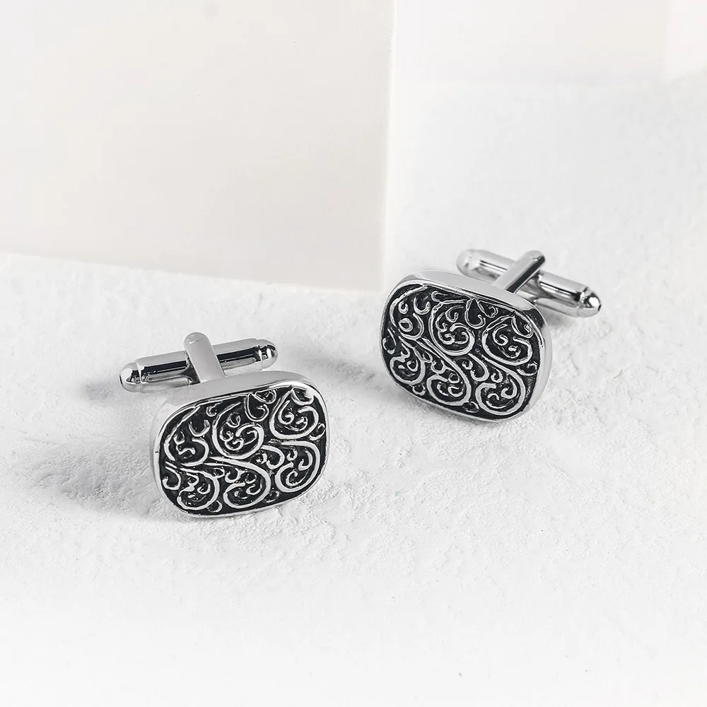 고품질 골드 커프스 단추 빈티지 패턴 포커 버드 매듭  - Tie Clip Silver 리뷰 및 가격