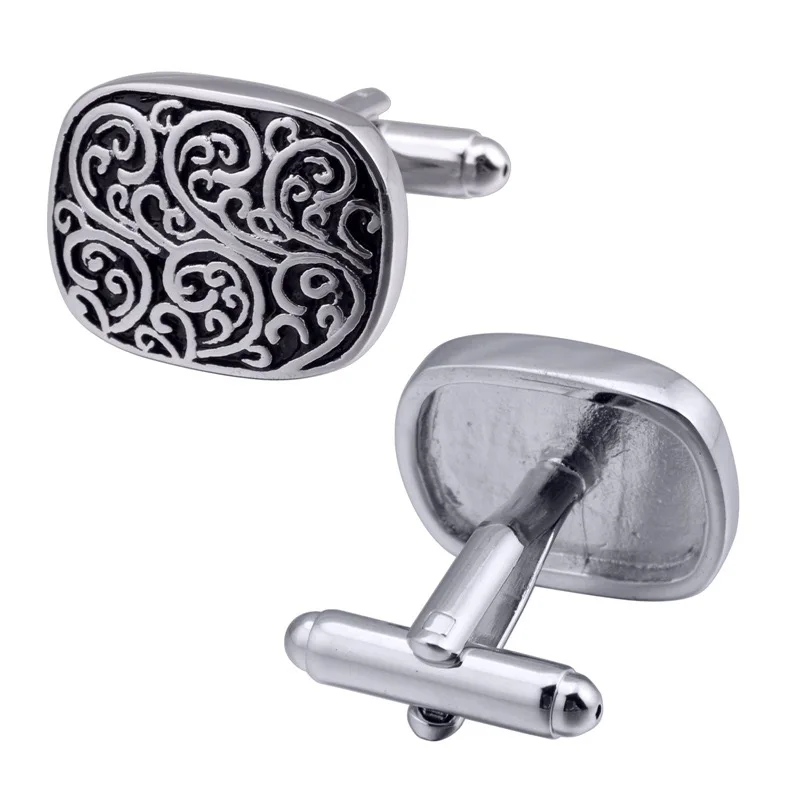 고품질 골드 커프스 단추 빈티지 패턴 포커 버드 매듭  - Tie Clip Silver 리뷰 및 가격