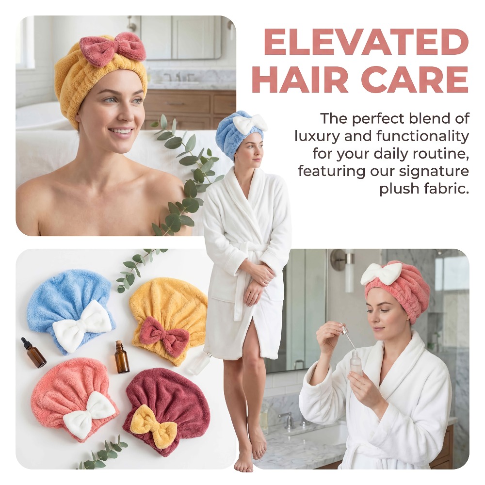 마이크로파이버 헤어 드라이캡, 퀵 드라이 헤어 타월 랩 - Head Wrap Turban 리뷰 및 가격