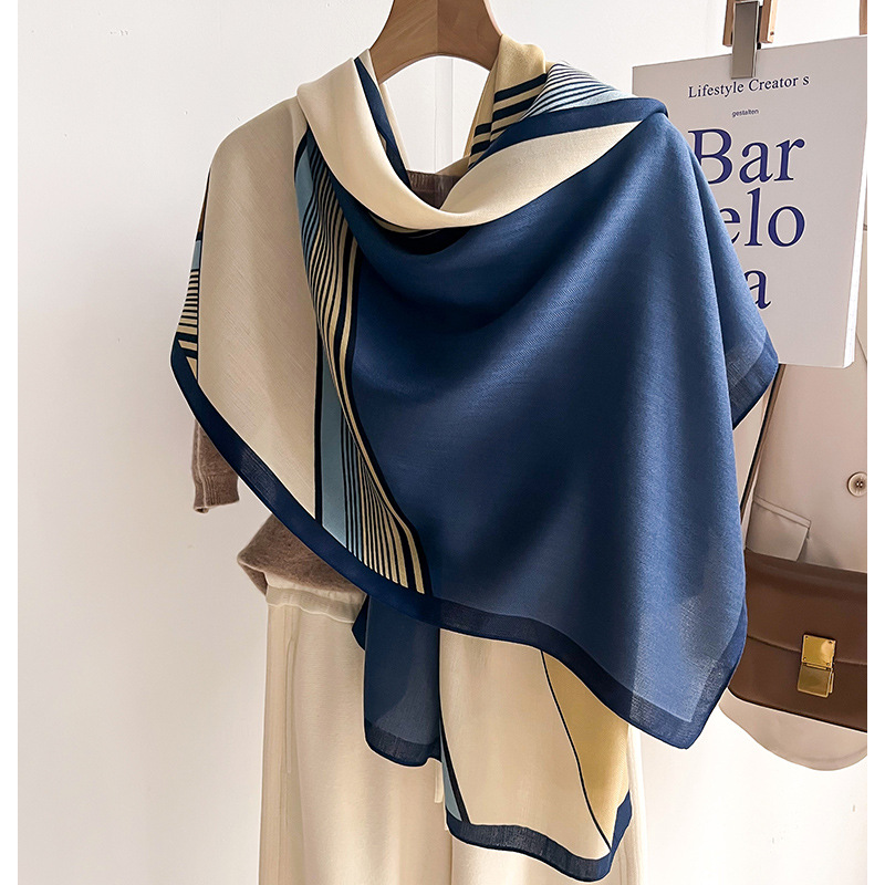 럭셔리 브랜드 스카프 울 코튼 숄 레이디 랩 대형 파시 - Pashmina Wrap Large 리뷰 및 가격