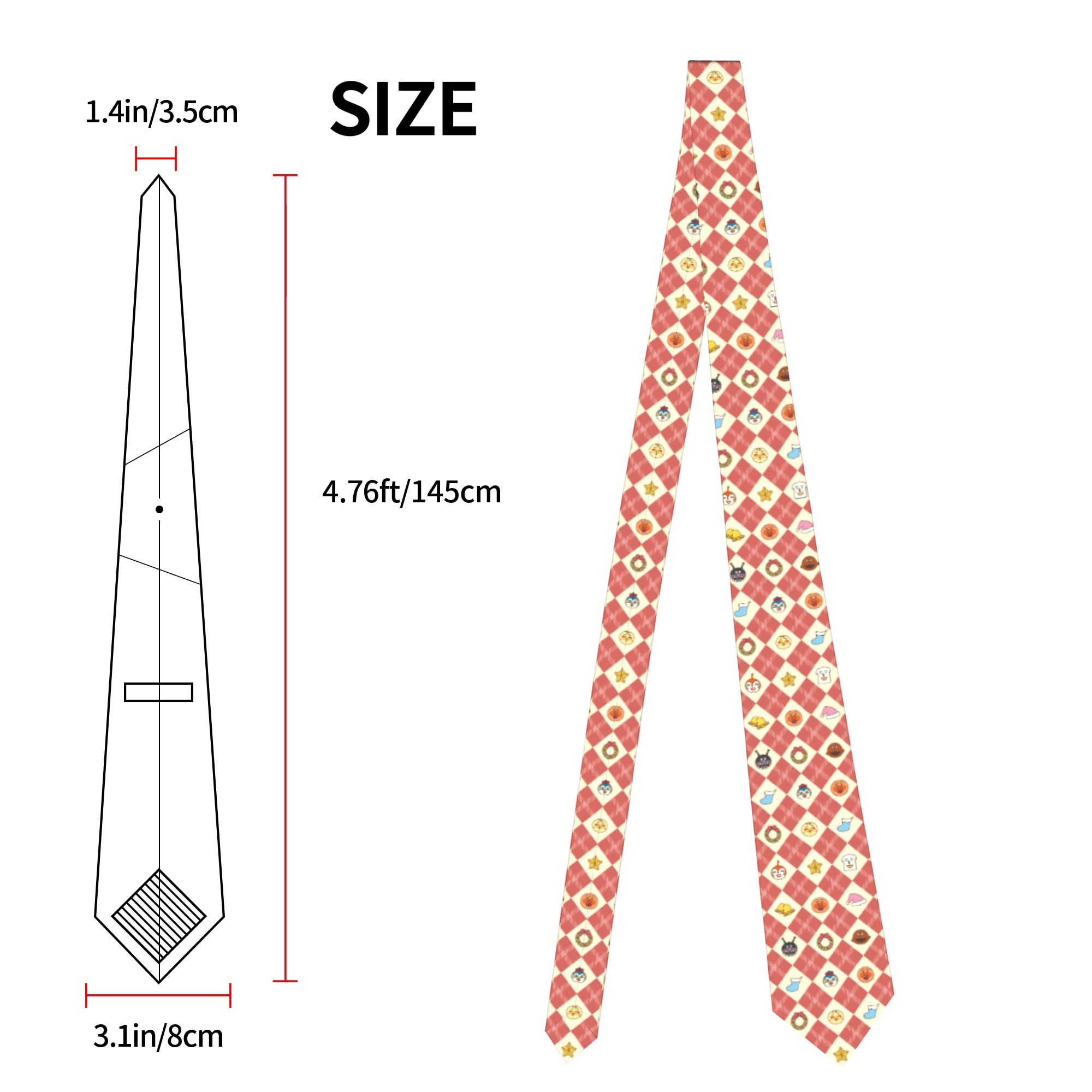 안팬맨 애니메이션 만화 넥타이 8cm 스키니 클래식 넥 - Skinny Tie Men 리뷰 및 가격