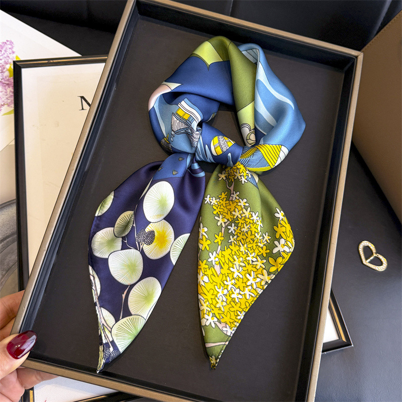 뜨거운 공기 풍선 프린트 스퀘어 실크 스카프 여성용 패 - Scarf Silk Square 리뷰 및 가격