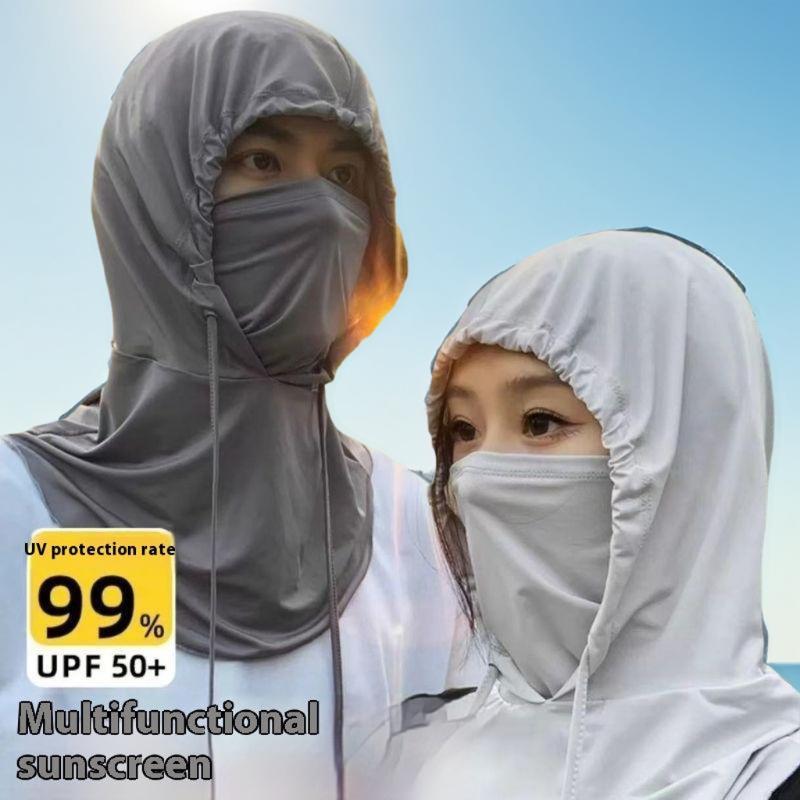 통기성 좋은 아이스 실크 햇빛 가리개 마스크, 모자형, - Ascot Neck Scarf 리뷰 및 가격