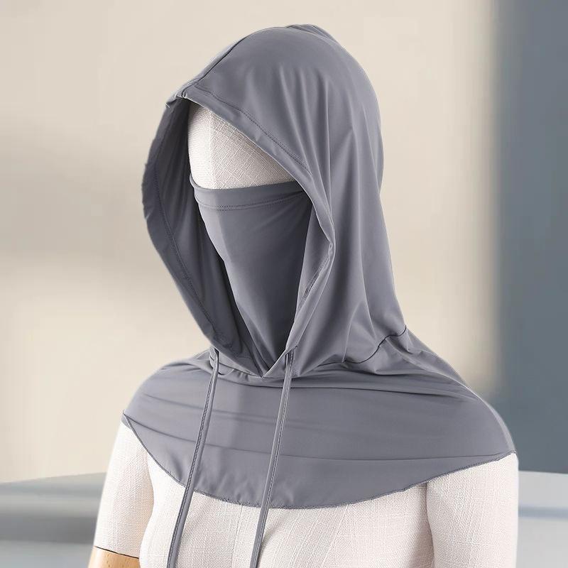 통기성 좋은 아이스 실크 햇빛 가리개 마스크, 모자형, - Ascot Neck Scarf 리뷰 및 가격