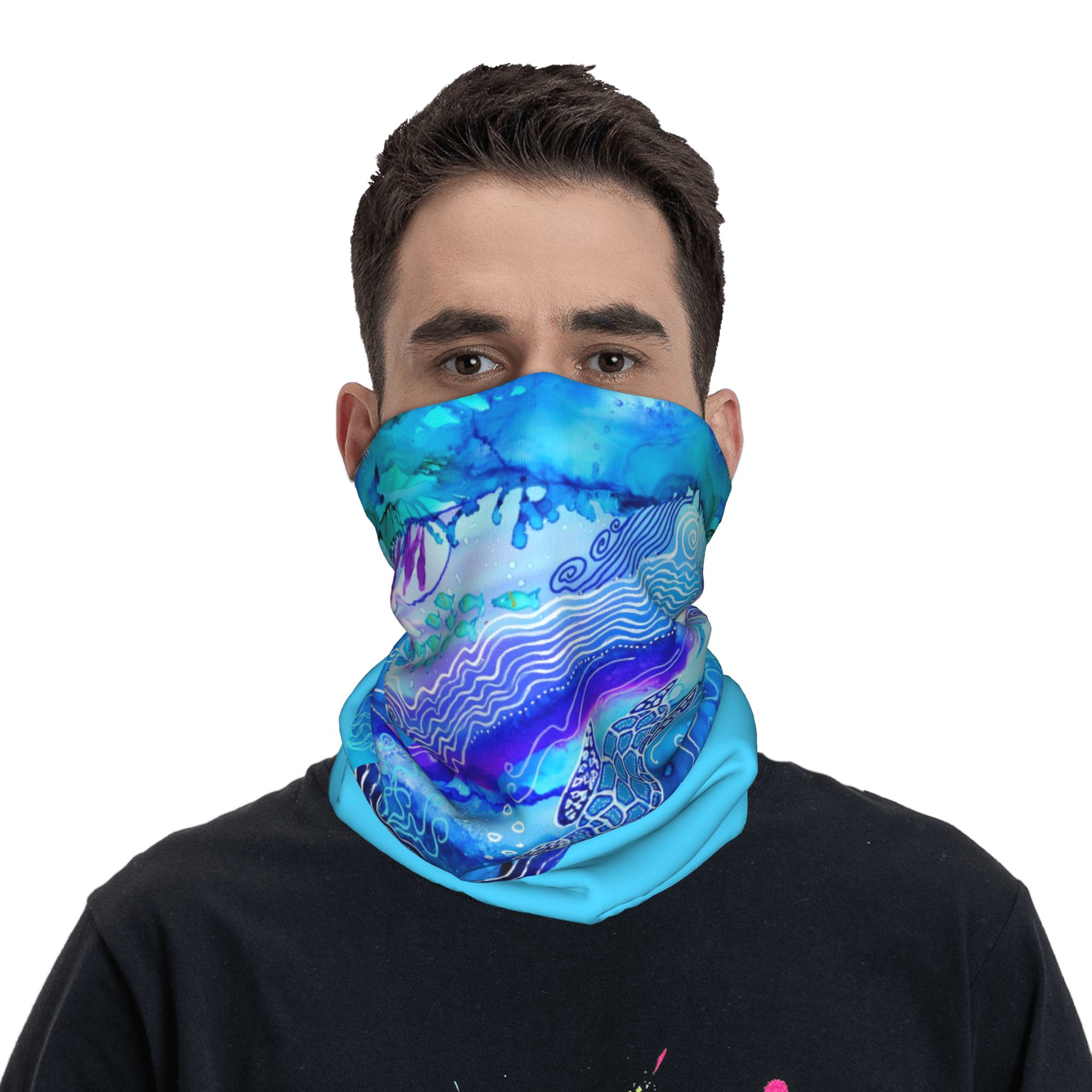 맞춤형 바다거북 다이빙 겨울 헤드밴드 넥워머 남녀 하이 - Neck Warmer Tube 리뷰 및 가격