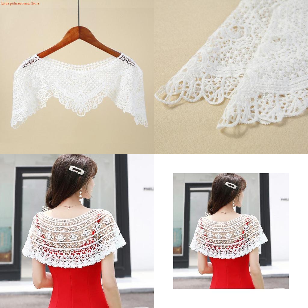 F92D 여성 자수 꽃 레이스 목도리 랩 어깨 걸이 쉬 - Stole Wedding Shawl 리뷰 및 가격