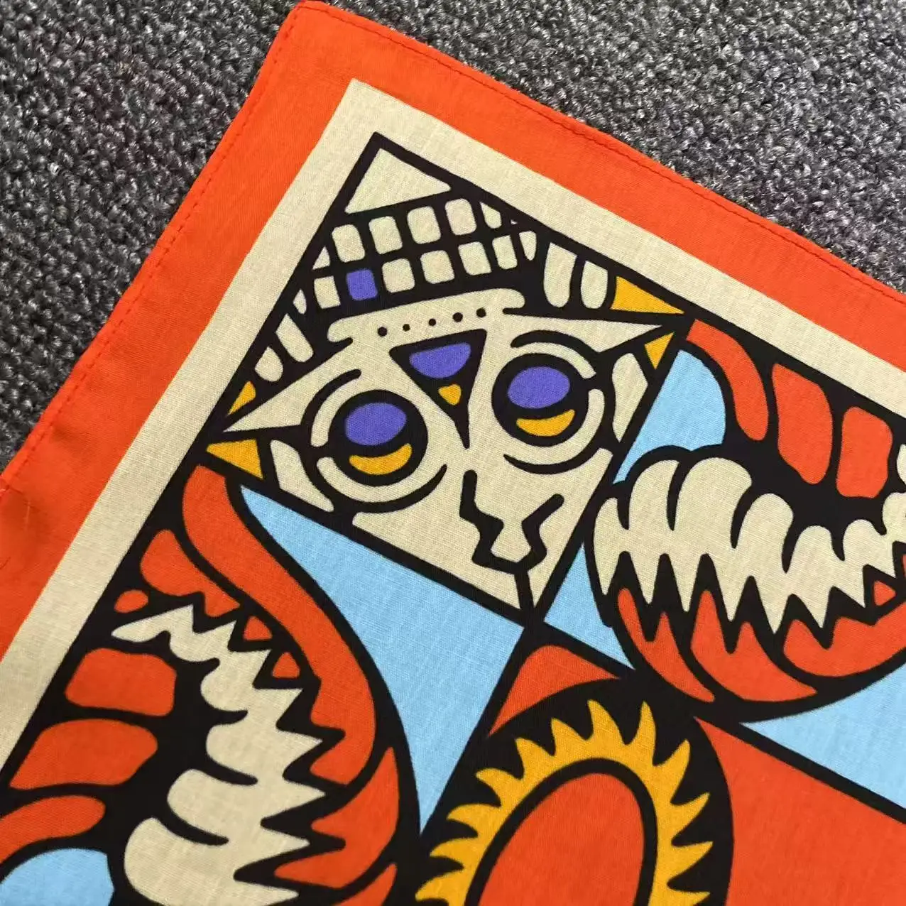 디지털 프린트 레트로 반다나 힙합 스트리트 댄스 스포츠 - Face Scarf Mask 리뷰 및 가격