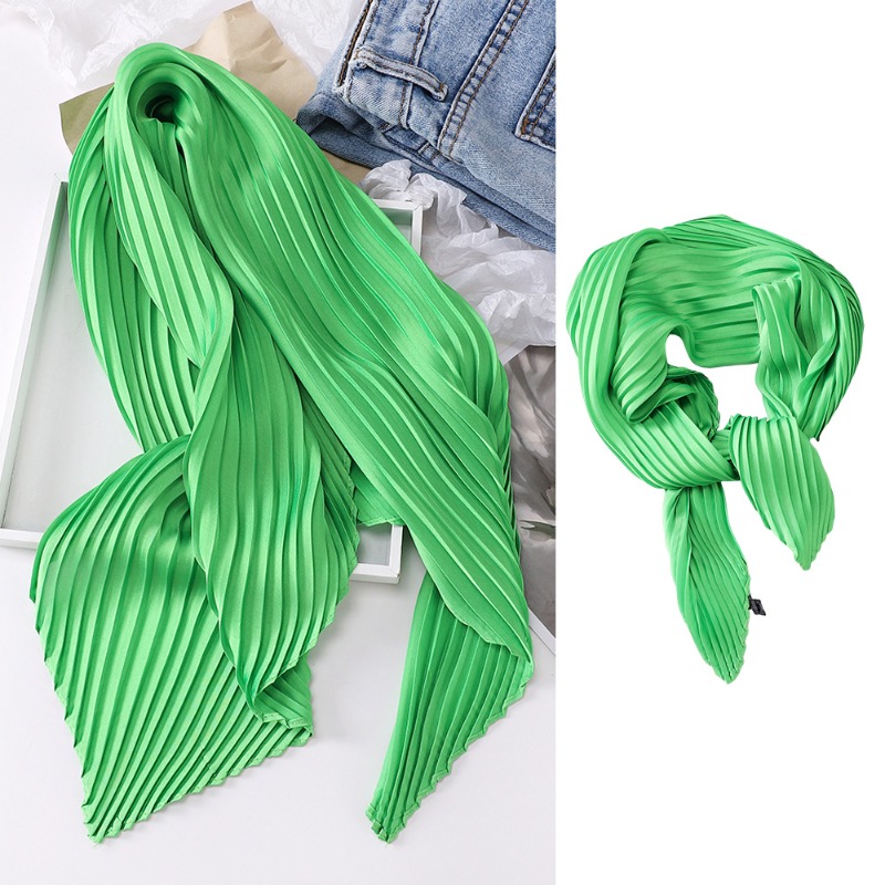 26가지 색상 여성용 스퀘어 스카프 슬림 리본 헤드넥  - Head Wrap Turban 리뷰 및 가격