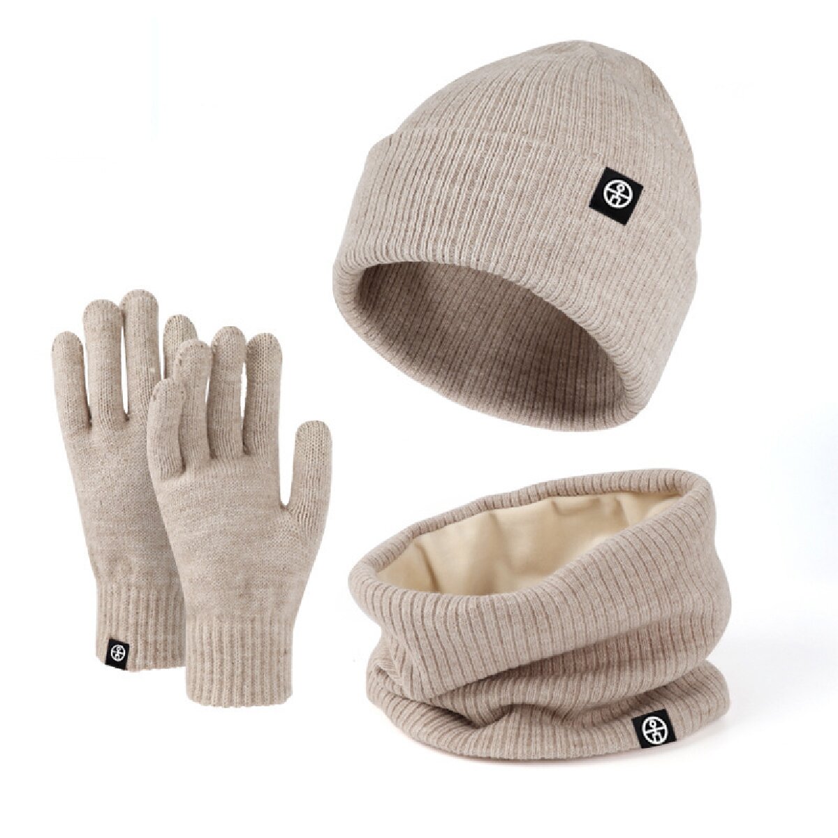 3pcs 겨울 비니 모자 장갑 스너드 스카프 세트 해골 - Muffler Men Wool 리뷰 및 가격