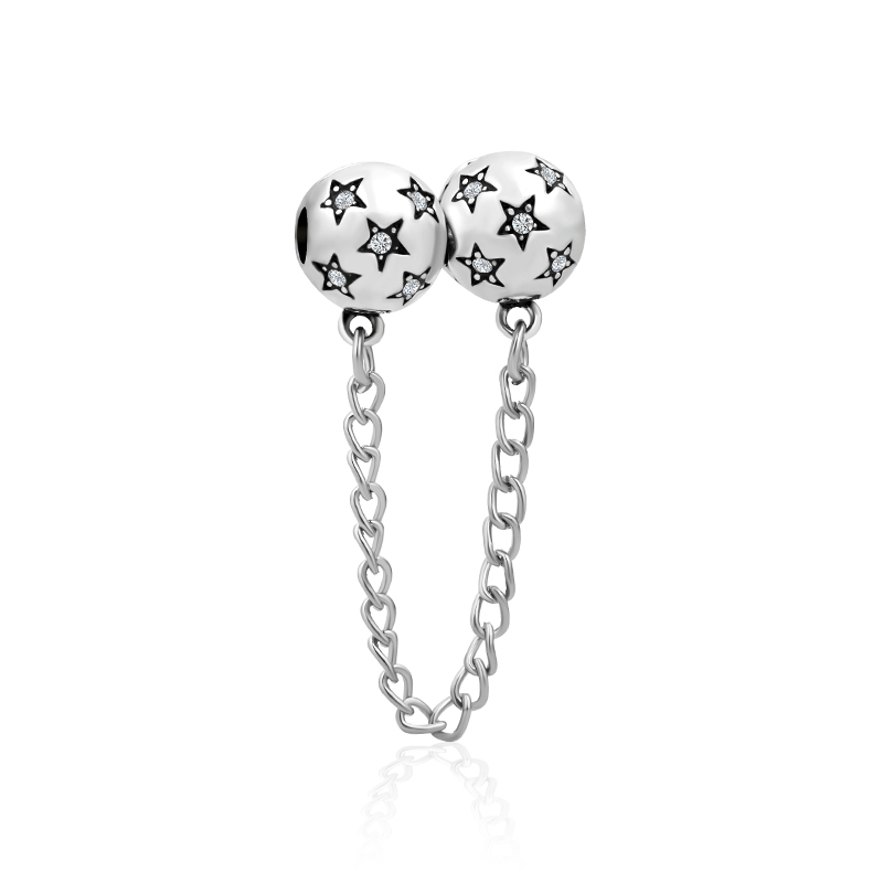 실버 925 반짝이는 클리어 스파클 보우 스타 안전 체 - Tie Clip Silver 리뷰 및 가격