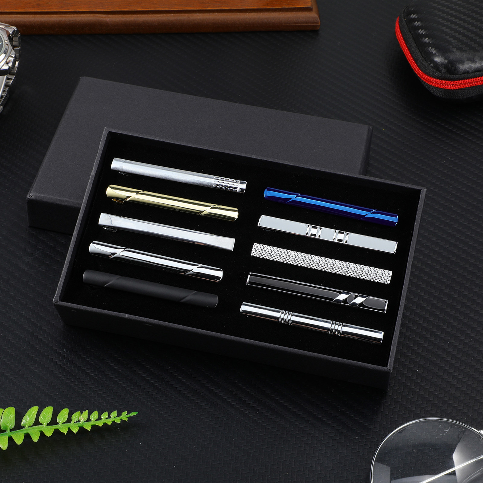 10Pcs 타이 클립 핀 세트 클래식 금속 비즈니스 넥 - Tie Bar Set Gift 리뷰 및 가격