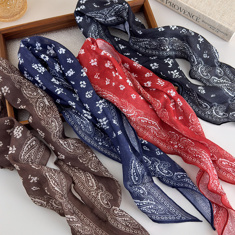 빈티지 레드 다이아몬드 실크 스카프 여성 헤어 랩 반다 - Ascot Neck Scarf 리뷰 및 가격