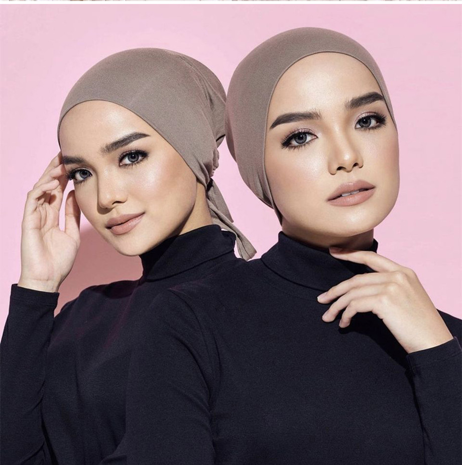 새로운 소프트 모달 무슬림 터번 모자 이너 히잡 캡 이 - Head Wrap Turban 리뷰 및 가격