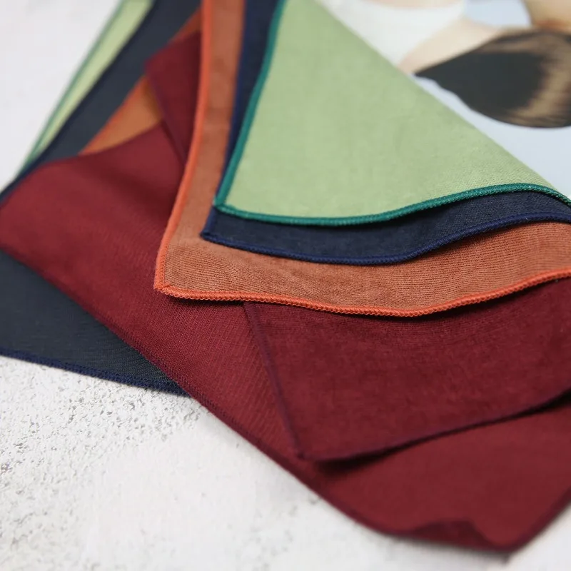 24cm 남성용 비즈니스 포켓 스퀘어 솔리드 컬러 손수 - Pocket Square Set 리뷰 및 가격