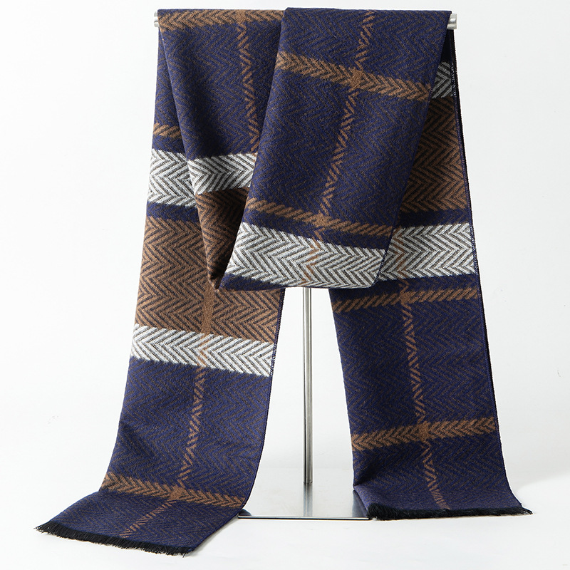 디자이너 브랜드 격자 무늬 겨울 남성 캐시미어 스카프  - Muffler Men Wool 리뷰 및 가격