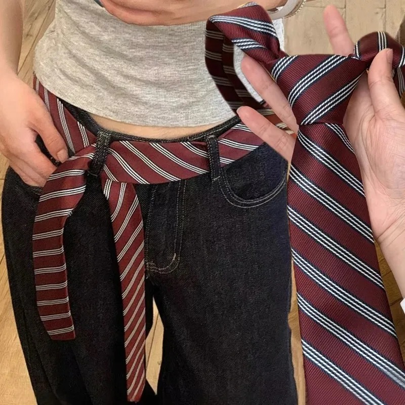 새로운 JK 넥타이 여성 스트라이프 넥타이 소녀 일본  - Skinny Tie Men 리뷰 및 가격